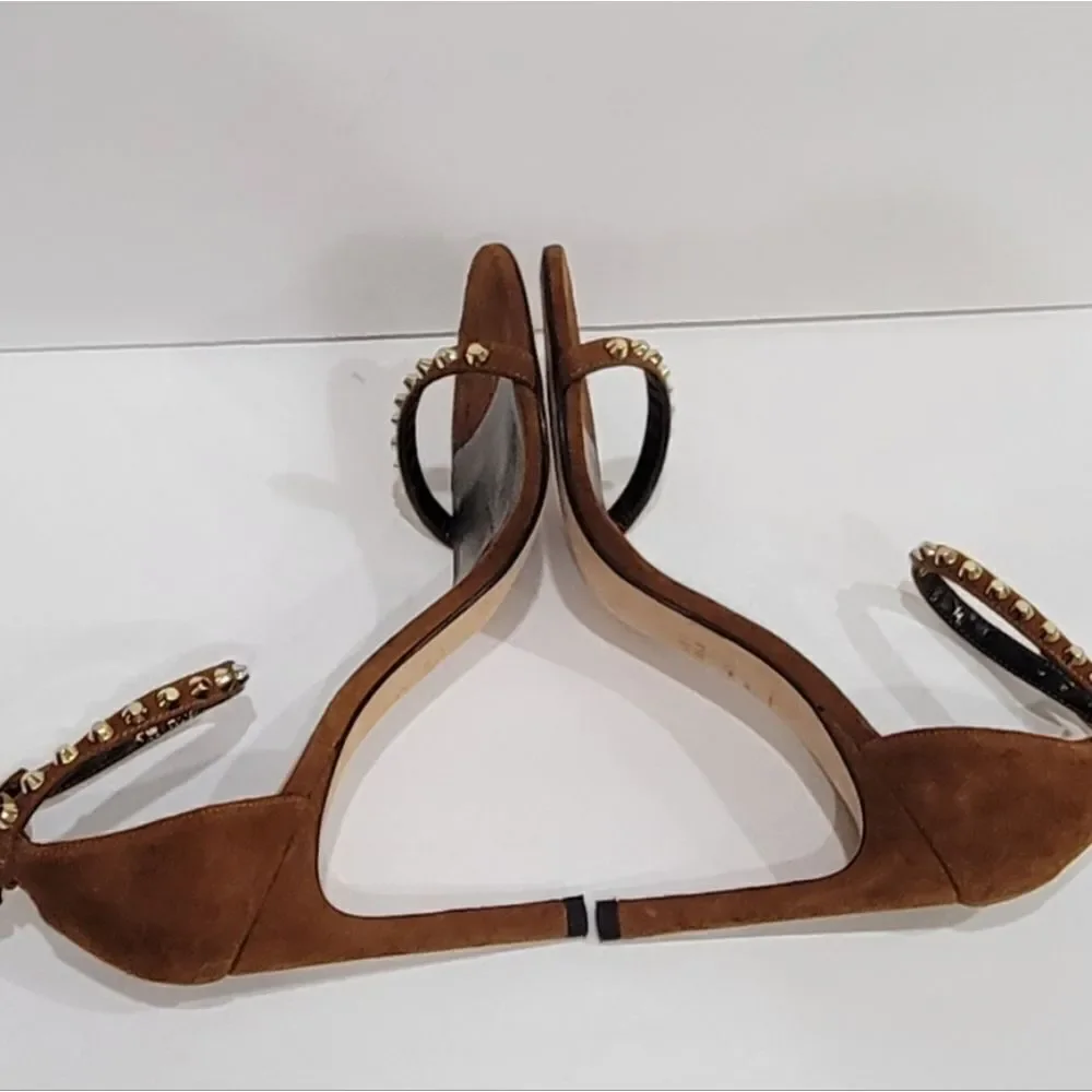 Stuart Weitzman brown suede nudist sz 6